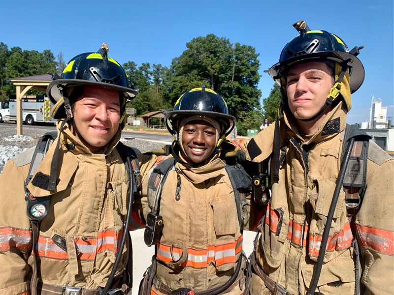 3 Recruits in Gear